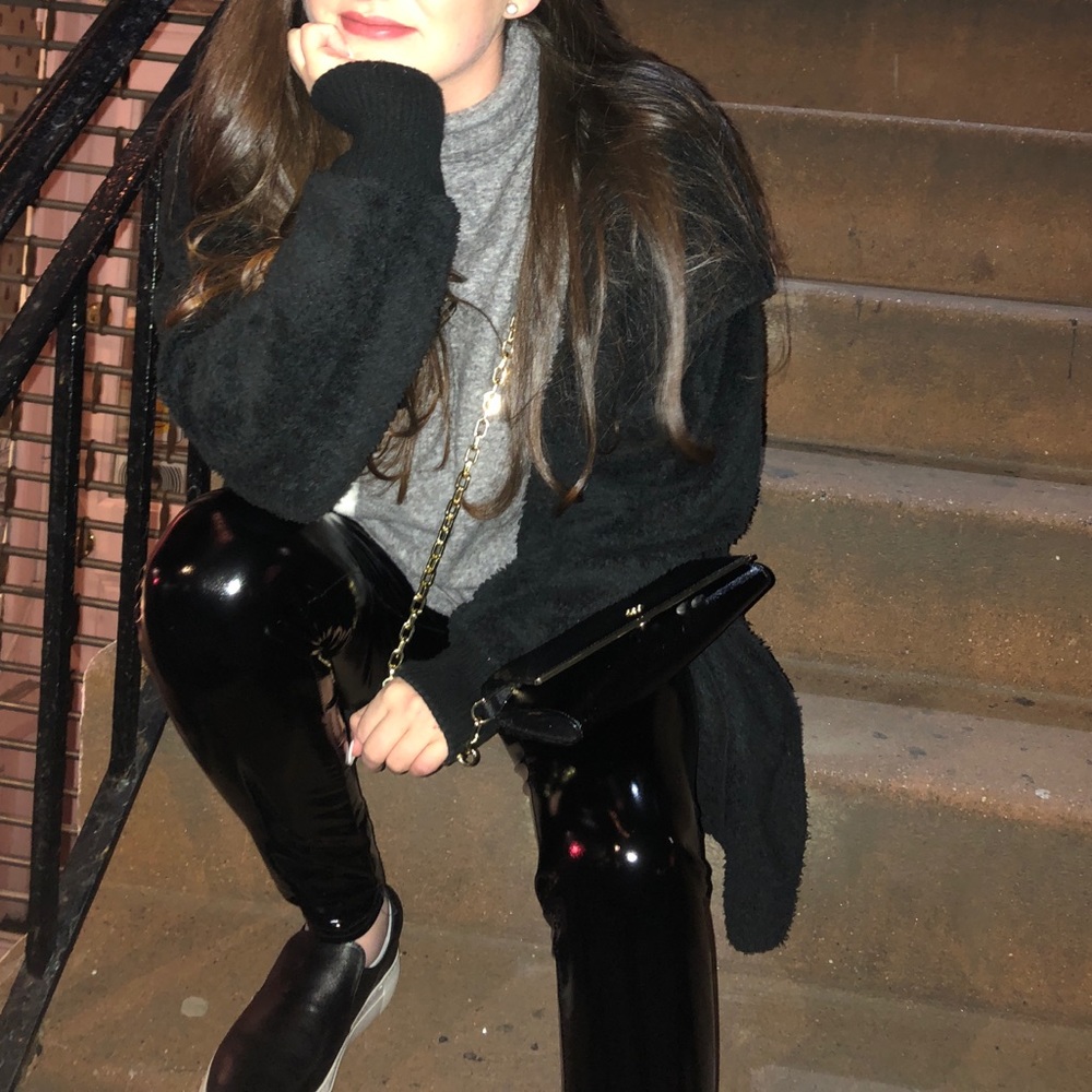 Black Latex Pants!